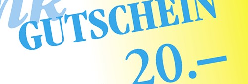 Gutschein 20.00 Franken